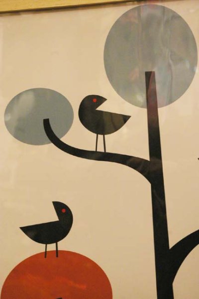 画像1: fabbricaオリジナルポスター　木と鳥